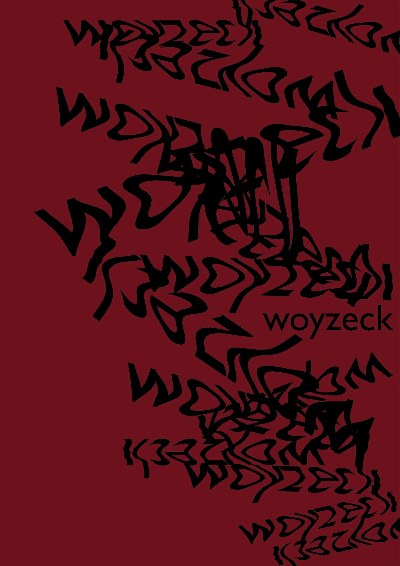 Affiche du projet Woyzeck : échos et inspirations.