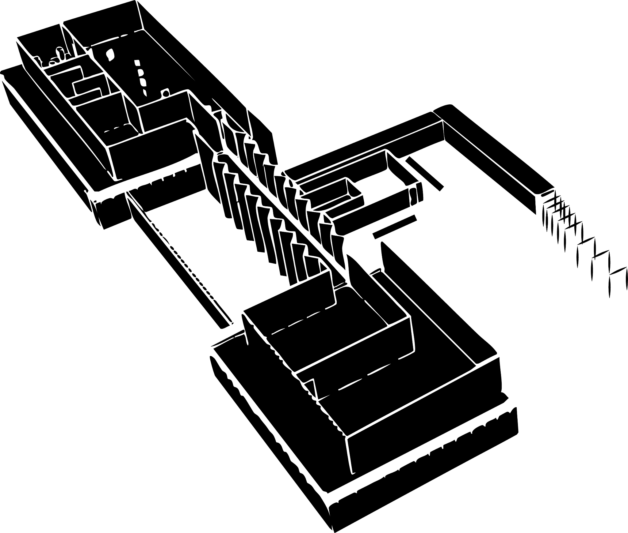 Woyzeck — axonométrie du dispositif.
