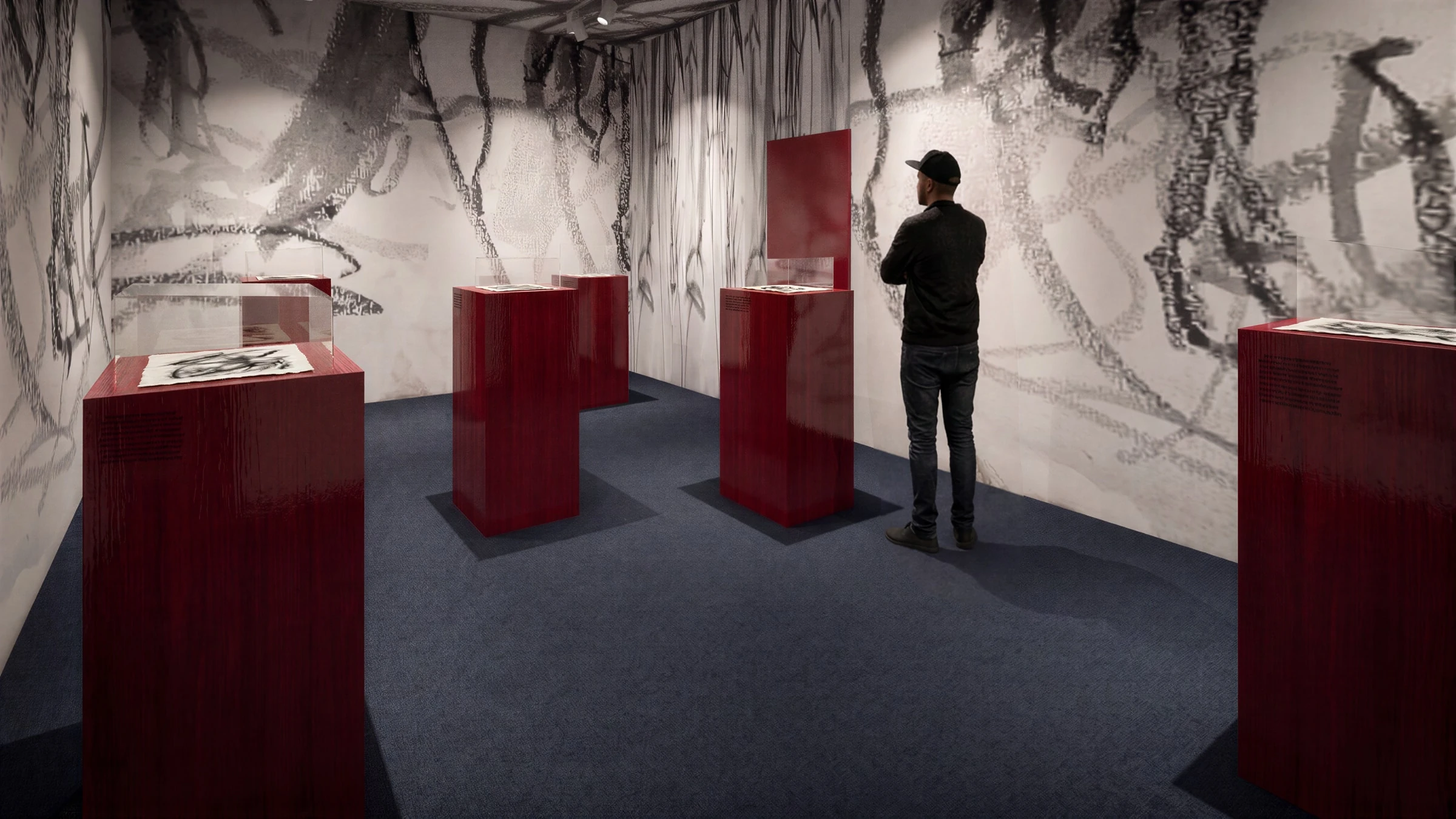 Le dispositif Woyzeck, rendu 3D.
