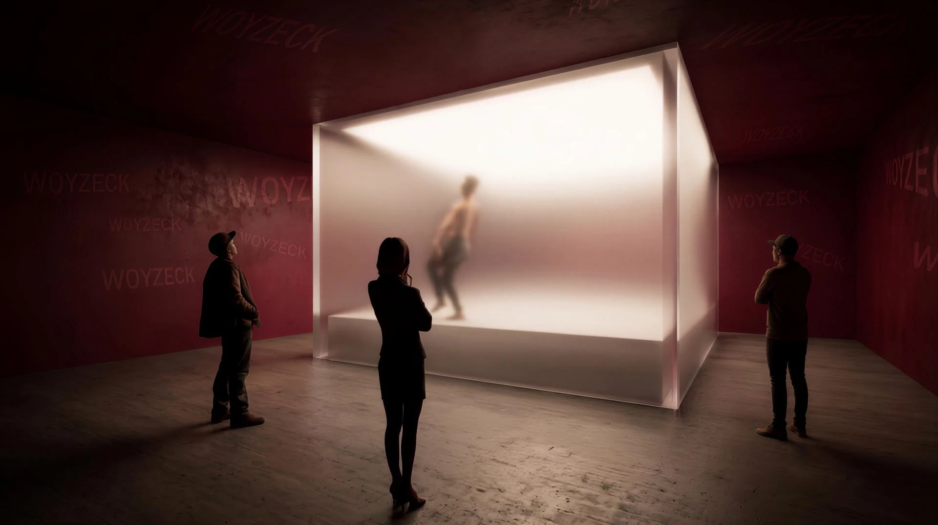 Woyzeck — vidéo du dispositif scénographique.